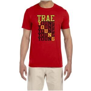 Atlanta Hawks Trae Young Text T-Shirt
